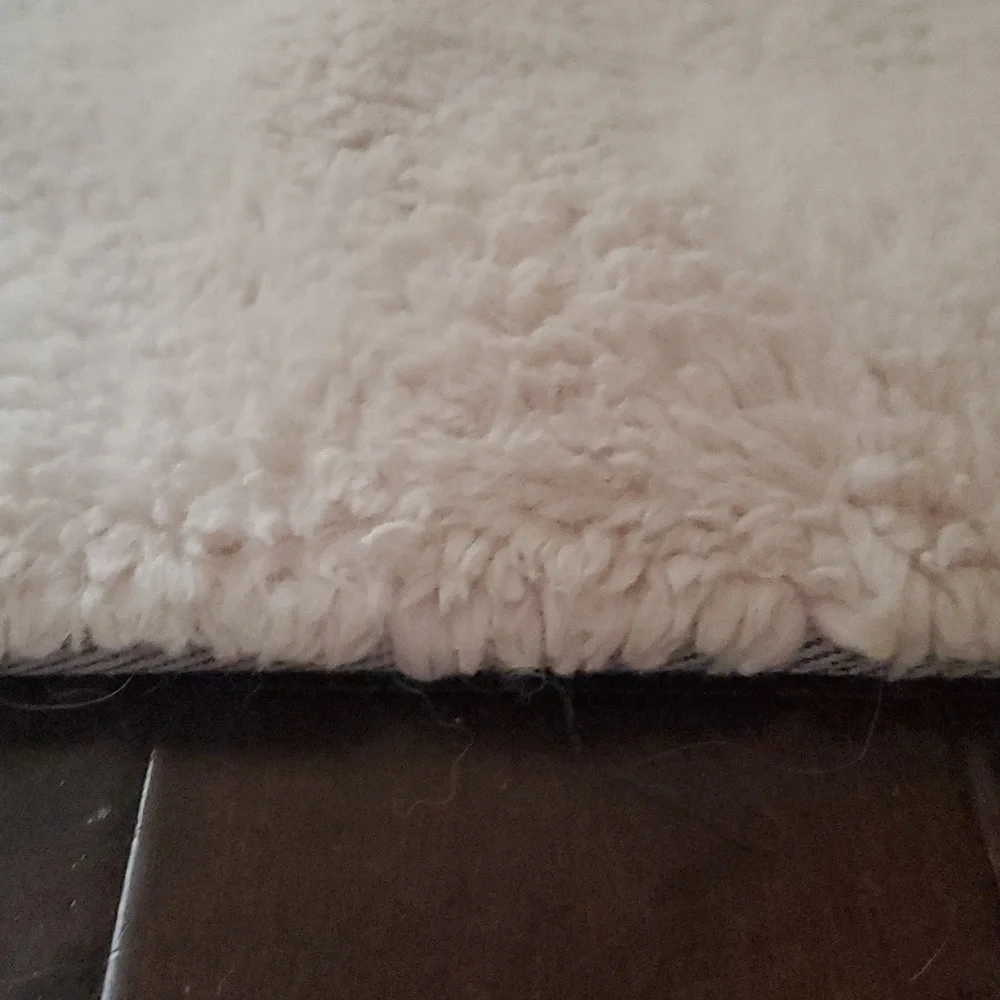 - Plush White Shag Rug
